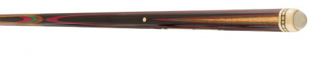 Поповский кий для русского бильярда Цветок двухсоставной (эбен, падук, лимонник, граб)